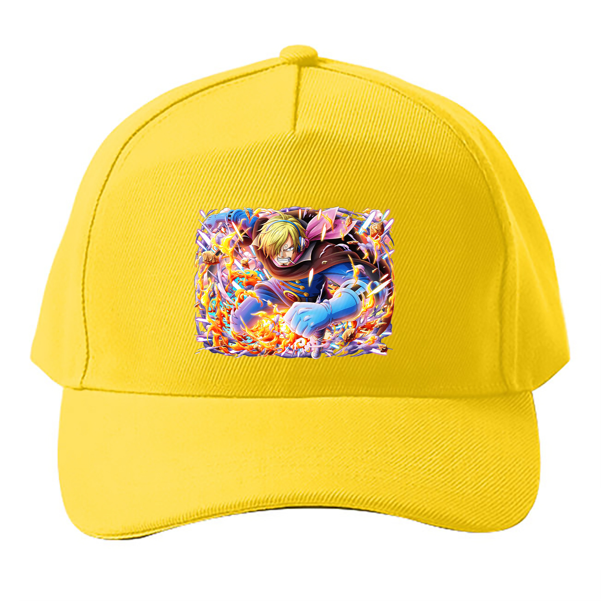 （画像用） ワンピース サンジ ONE PIECE Sanji ベースボールキャップ 綿100％ 男女兼用 帽子 スポーツ